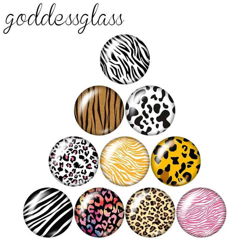 Fashion Leopard Cow Tiger Snake Patterns 10pcs 12mm/16mm/18mm/25mm Round photo glass cabochon demo flat back Making findings
Fashion Leopard Cow Tiger Snake Patterns 10pcs 12mm/16mm/18mm/25mm Round photo glass cabochon demo flat back Making findings