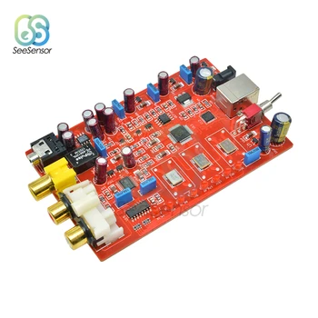5V XMOS + PCM5102 + TDA1308 USB Decoder Board USB in Coaxial RCA Headphone Output Support 32bit 384K
5V XMOS + PCM5102 + TDA1308 USB Decoder Board USB in Coaxial RCA Headphone Output Support 32bit 384K