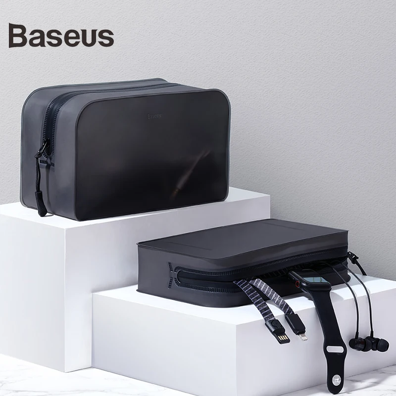 Baseus Big capacity receipt package power bank bag waterproof and dustproof portable storage bag black color
Baseus Big capacity receipt package power bank bag waterproof and dustproof portable storage bag black color