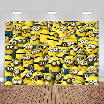 Carton Yellow Photography Backdrop Polka Dots Minions Birthday Party Backgrounds for Photo Shoot Photocall Printed Shoot Props
Carton Yellow Photography Backdrop Polka Dots Minions Birthday Party Backgrounds for Photo Shoot Photocall Printed Shoot Props