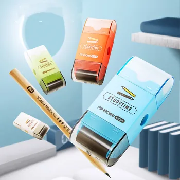 Three in one eraser pencil sharpener creative stationery lovely children's learning supplies cartoon student prize school 
Three in one eraser pencil sharpener creative stationery lovely children's learning supplies cartoon student prize school