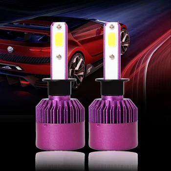 S2 H1 Car LED Headlight Bulbs 6500K 72W 8000LM COB LED Headlamp Fog Light purple
S2 H1 Car LED Headlight Bulbs 6500K 72W 8000LM COB LED Headlamp Fog Light purple