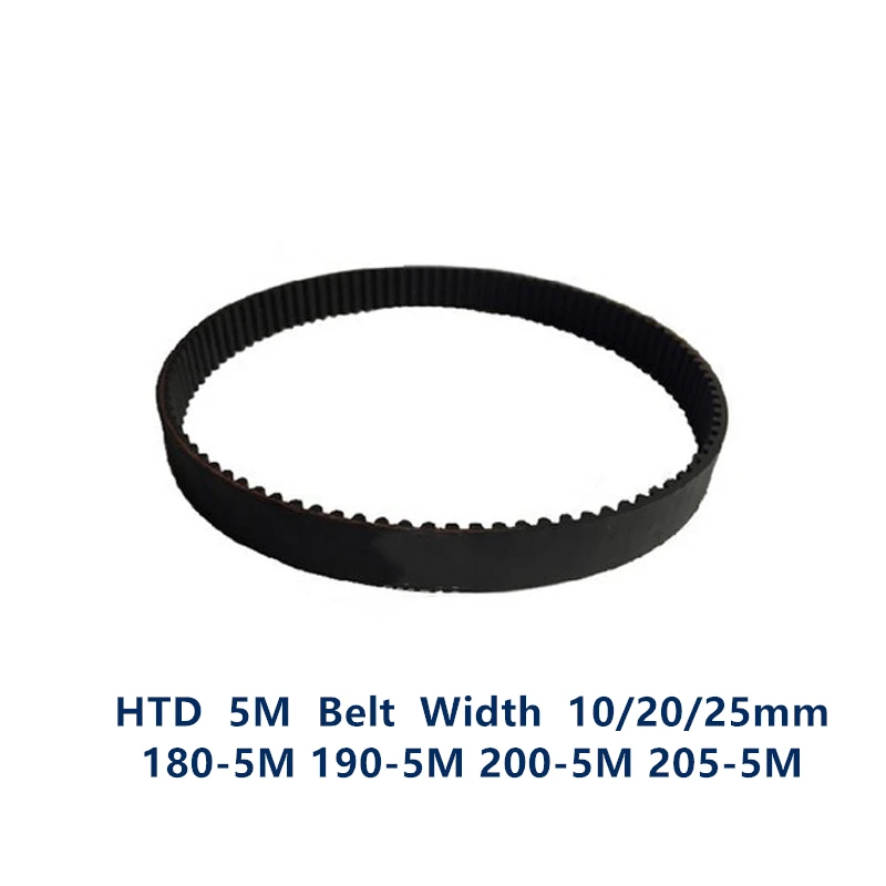 

HTD 5M Timing belt C=180/190/200/205 width 15/20/25mm Teeth 36 38 40 41 HTD5M synchronous Belt 180-5M 190-5M 200-5M 205-5M