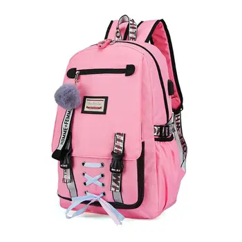 Fashion WoMan Large Capacity School Backpack USB Charging with Lock Anti Theft Daypack Laptop Rucksack Book Bag for Teenage Gir
Fashion WoMan Large Capacity School Backpack USB Charging with Lock Anti Theft Daypack Laptop Rucksack Book Bag for Teenage Gir