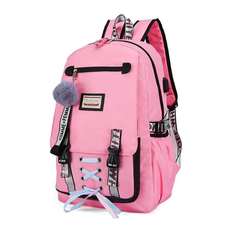 Fashion Women Large Capacity School Backpack USB Charging with Lock Anti Theft Daypack Laptop Rucksack Book Bag for Teenage Gir
Fashion Women Large Capacity School Backpack USB Charging with Lock Anti Theft Daypack Laptop Rucksack Book Bag for Teenage Gir