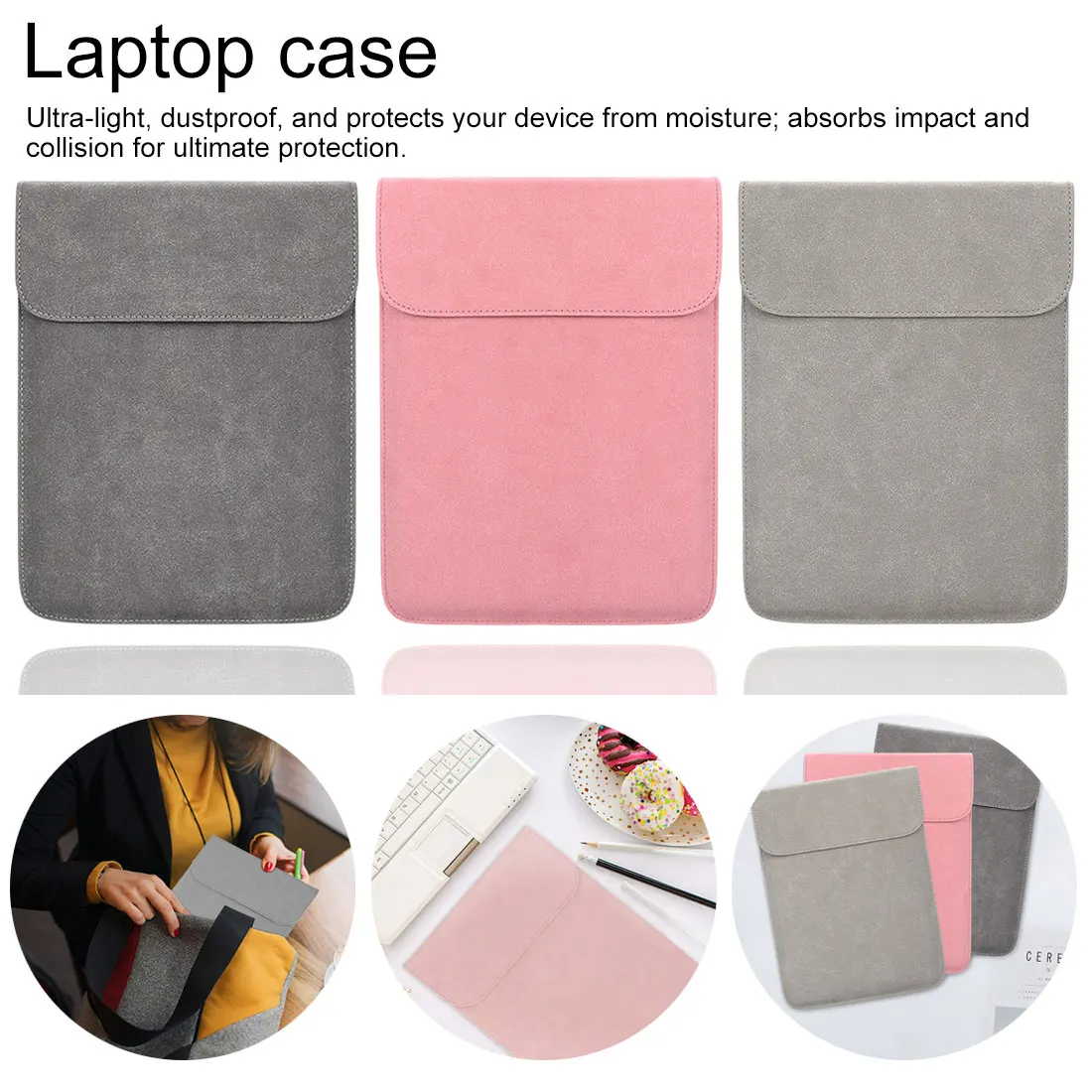Super Light Computer Bag PU Notebook Liner Case Laptop Bag for MacBook Air Pro Waterproof Matte 11.6/13.3/14.1/15.4 Inch
Super Light Computer Bag PU Notebook Liner Case Laptop Bag for MacBook Air Pro Waterproof Matte 11.6/13.3/14.1/15.4 Inch