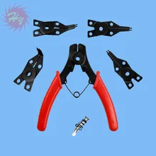 

4 In 1 Combination Circlip Snap Ring Pliers Set Internal External ORing C-Clip - 45, 90,180 Degree Angled Jaws