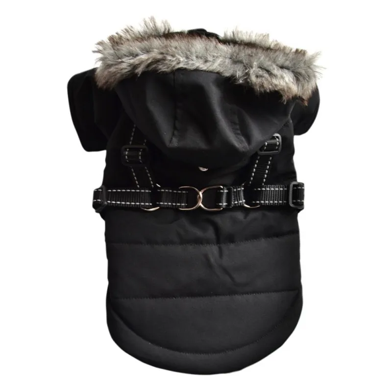 2 In 1 Large Pet Dog Hooded Jacket With Harness For Dog Waterproof Warm Autumn Winter Dog Coat Ski Costume Pet Clothes 2 In 1 Large Pet Dog Hooded Jacket With Harness For Dog Waterproof Warm Autumn Winter Dog Coat Ski Costume Pet Clothes