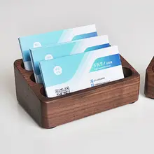 Business Office Supplies Walnut wood Business Card Case Business Card Base Desktop Card Storage Box business card holder
Business Office Supplies Walnut wood Business Card Case Business Card Base Desktop Card Storage Box business card holder