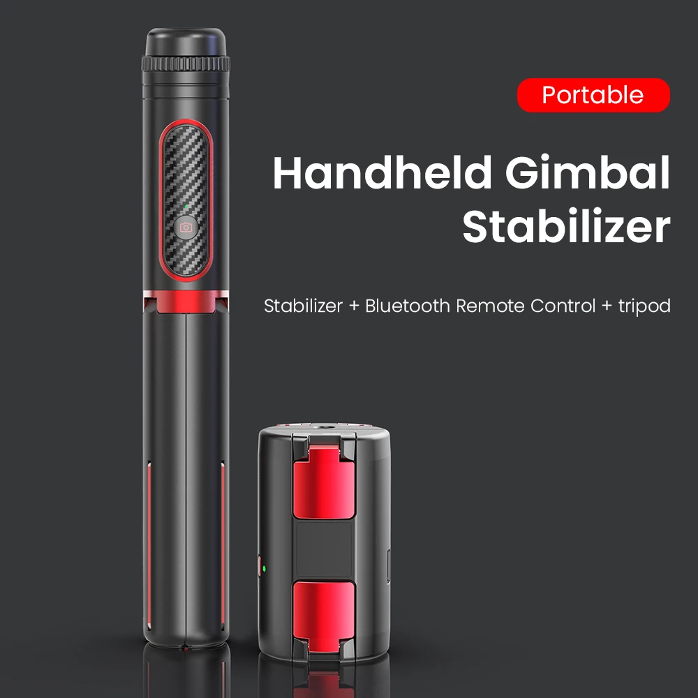 3 in 1 Wireless Bluetooth Selfie Stick Anti-Shake Handheld Gimbal Stabilizer Tripod Monopod with Remote Control For IOS Android
3 in 1 Wireless Bluetooth Selfie Stick Anti-Shake Handheld Gimbal Stabilizer Tripod Monopod with Remote Control For IOS Android