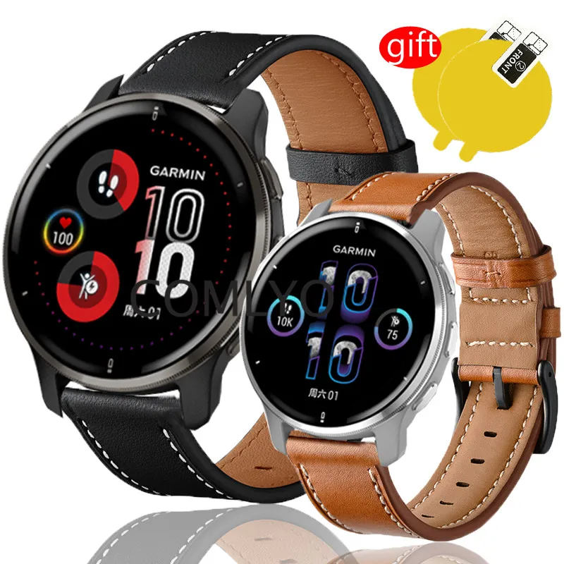 High Quality Leather Wristband For Garmin Venu 2 Plus GarminMOVE SPORT Strap Soft Sport Smart Watch Band Belt Screen protector
High Quality Leather Wristband For Garmin Venu 2 Plus GarminMOVE SPORT Strap Soft Sport Smart Watch Band Belt Screen protector