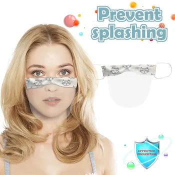 Mini Shield Washable Reusable Comfortable Mask Transparent Pvc Visual Mask Mascarilla Reutilizable Mondkapjes Herbruikbaar