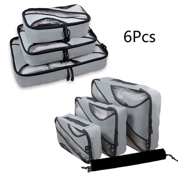 6pcs Zipper Closure Airline Carry Organizer Luggage Packing Water Resistant Travel Portable Tote Storage Bag Home Use Mesh
6pcs Zipper Closure Airline Carry Organizer Luggage Packing Water Resistant Travel Portable Tote Storage Bag Home Use Mesh