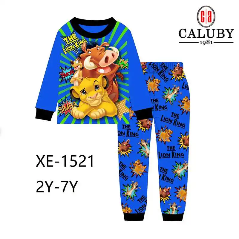 Wholesale Boys Blue Lions Pajamas Sets 2018 Kids Night Light Clothes Children Spring Pyjamas Sets For 2-7Y XB-1521 
Wholesale Boys Blue Lions Pajamas Sets 2018 Kids Night Light Clothes Children Spring Pyjamas Sets For 2-7Y XB-1521
