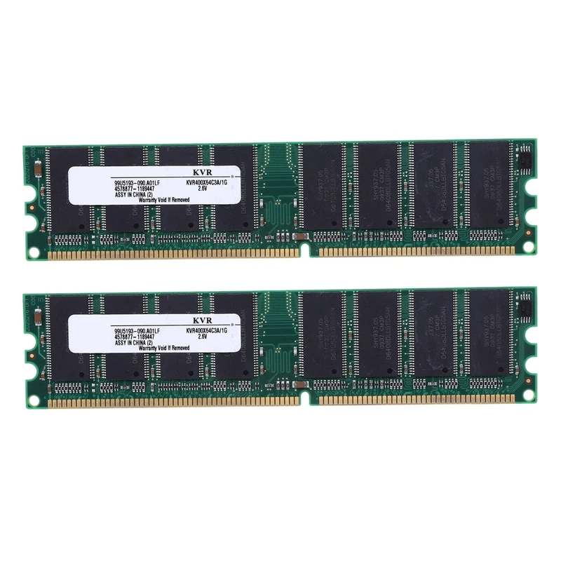 2X 2,6 В DDR 400 МГц 1 Гб Память 184 контактов PC3200 Desktop для RAM CPU GPU APU Non-ECC CL3 DIMM
2X 2,6 В DDR 400 МГц 1 Гб Память 184 контактов PC3200 Desktop для RAM CPU GPU APU Non-ECC CL3 DIMM