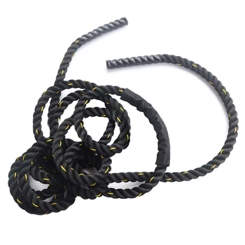 Heavy Skipping Jump Rope Fitness Weighted Battle Rope 9ft Length 1 inch Diameter Exerciser Equipments Gym Training
Heavy Skipping Jump Rope Fitness Weighted Battle Rope 9ft Length 1 inch Diameter Exerciser Equipments Gym Training