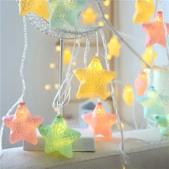 GloryStar Mutilcolor LED Crack Star String Light Battery Operated Christmas Lamp Holiday Lighting Decorative Light String Chains
GloryStar Mutilcolor LED Crack Star String Light Battery Operated Christmas Lamp Holiday Lighting Decorative Light String Chains