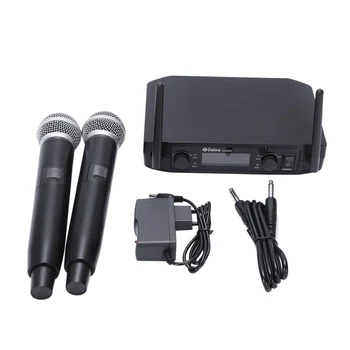 Smart Fm Vhf Wireless Microphone 2 Cordless Handheld Mic Free Frequency For Meeting Pc Speaker Amplifier Eu Plug
Smart Fm Vhf Wireless Microphone 2 Cordless Handheld Mic Free Frequency For Meeting Pc Speaker Amplifier Eu Plug