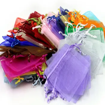 100Pc Gift Organza Bag Jewelry Packaging Candy Wedding Party Goodie Packing Favors Cake Pouches Drawable Bags Present For Sweets
100Pc Gift Organza Bag Jewelry Packaging Candy Wedding Party Goodie Packing Favors Cake Pouches Drawable Bags Present For Sweets