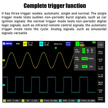 2 Channels 100MHz Band Width 1GSa/s Sampling Rate Oscilloscope Smart Touching Screen Digital Oscilloscope LAD-sale
2 Channels 100MHz Band Width 1GSa/s Sampling Rate Oscilloscope Smart Touching Screen Digital Oscilloscope LAD-sale