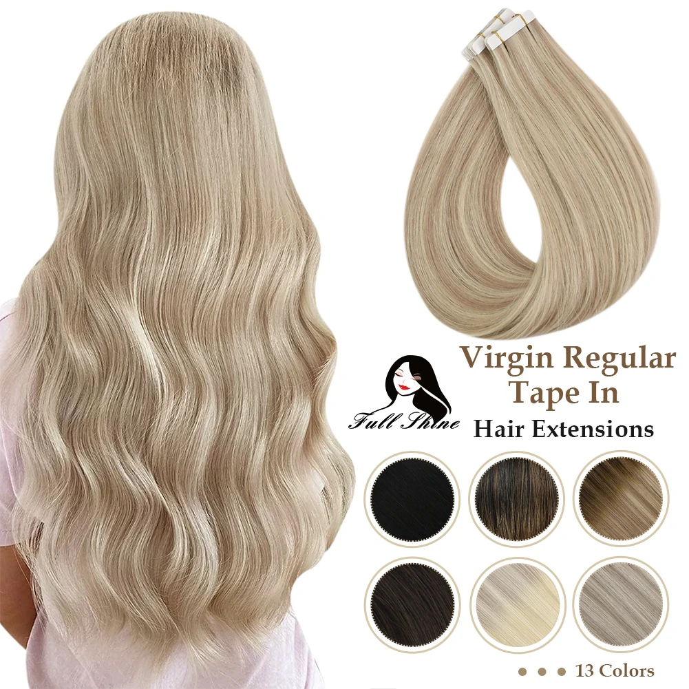 Full Shine Virgin Tape In Human Hair Extensions Straight Ombre Blonde Color Skin Weft 10A Grade Adhesive Glue On 100% Human Hair
Full Shine Virgin Tape In Human Hair Extensions Straight Ombre Blonde Color Skin Weft 10A Grade Adhesive Glue On 100% Human Hair