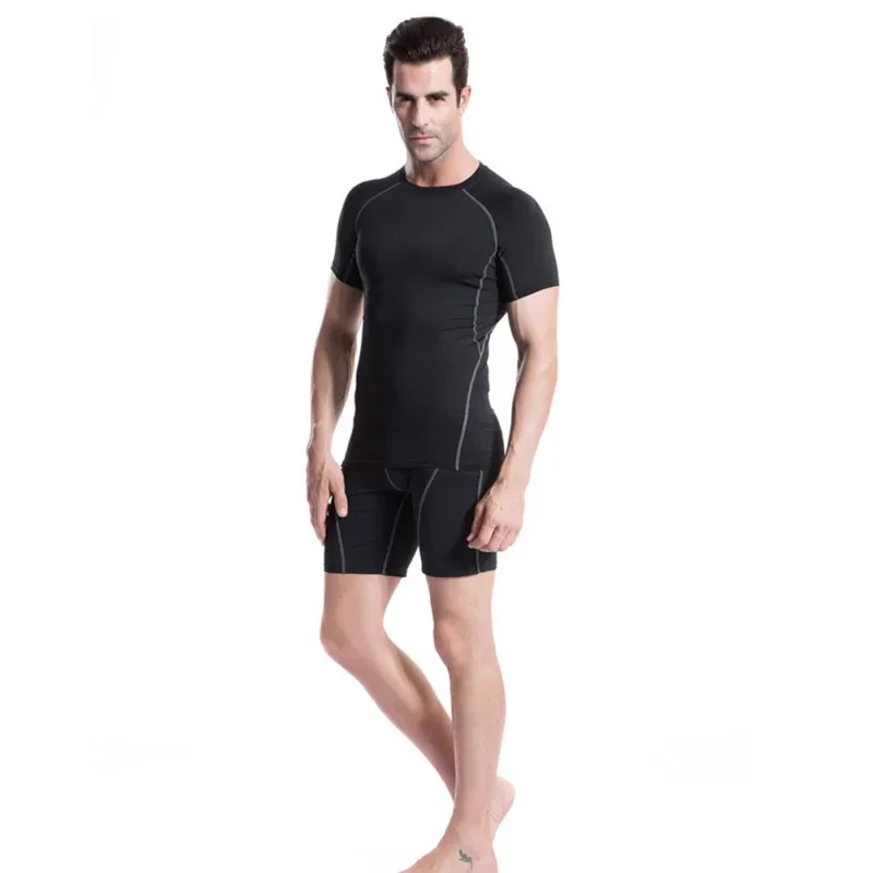 Men Short Sleeve Compression Trainning Tops Tight T Shirts Fast Drying Fitness Base Layer Tops
Men Short Sleeve Compression Trainning Tops Tight T Shirts Fast Drying Fitness Base Layer Tops