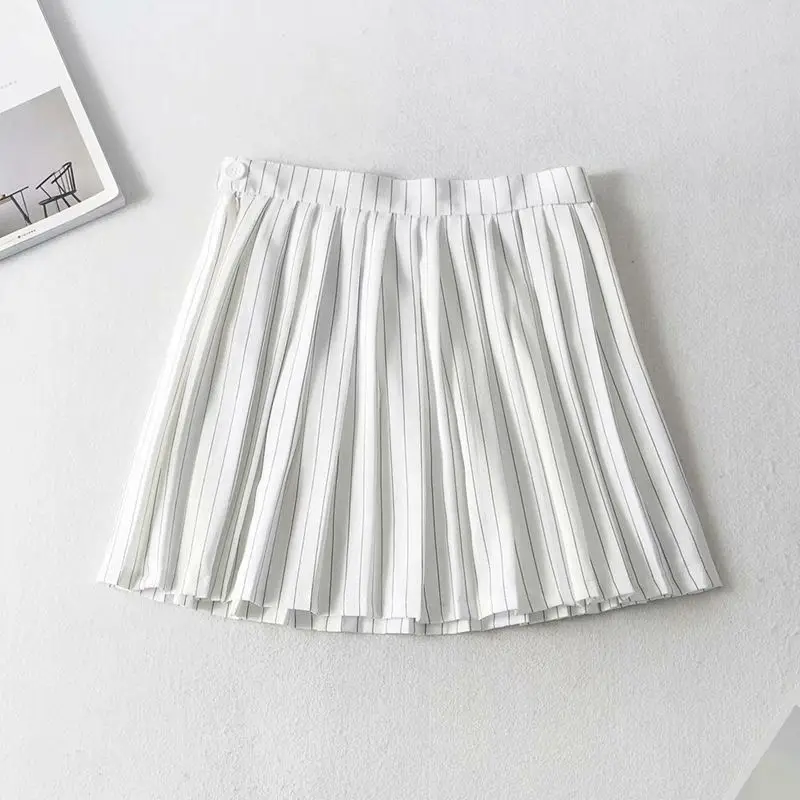 2019 Fashion High-waisted Skirt Stripes Pleated Skirt Short Skirt Wechat Business WOMEN'S Dress
2019 Fashion High-waisted Skirt Stripes Pleated Skirt Short Skirt Wechat Business WOMEN'S Dress