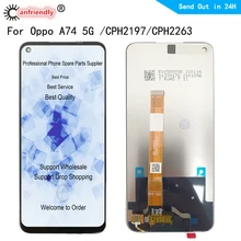 Écran tactile LCD avec châssis pour OPPO A74 2020 5G, pour modèles CPH2197 et CPH2263=