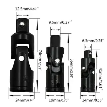 Universal Joint Conversion Head Square Head Sleeve Cr-Mo Steel Steering Drive 1 / 2 - 3 / 8 - 1 / 4 Hotselling 
Universal Joint Conversion Head Square Head Sleeve Cr-Mo Steel Steering Drive 1 / 2 - 3 / 8 - 1 / 4 Hotselling
