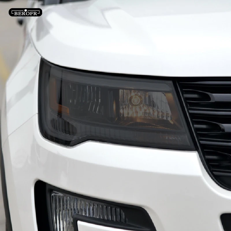 2Pcs Car Headlight Protective Tint Film Smoke Black Light TPU Sticker For Ford Focus Explorer Mustang Mondeo Ranger T6 F150 Edge
2Pcs Car Headlight Protective Tint Film Smoke Black Light TPU Sticker For Ford Focus Explorer Mustang Mondeo Ranger T6 F150 Edge