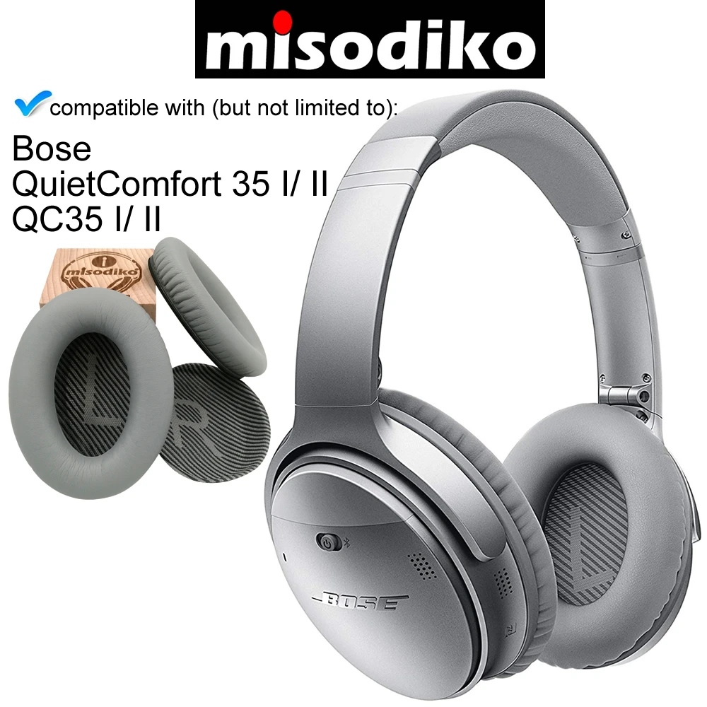 misodiko Replacement Ear Pads Cushions for Bose Quiet Comfort 35 (QC35) and QuietComfort 35 II (QC35 II) Headphones Earpads Cup
misodiko Replacement Ear Pads Cushions for Bose Quiet Comfort 35 (QC35) and QuietComfort 35 II (QC35 II) Headphones Earpads Cup