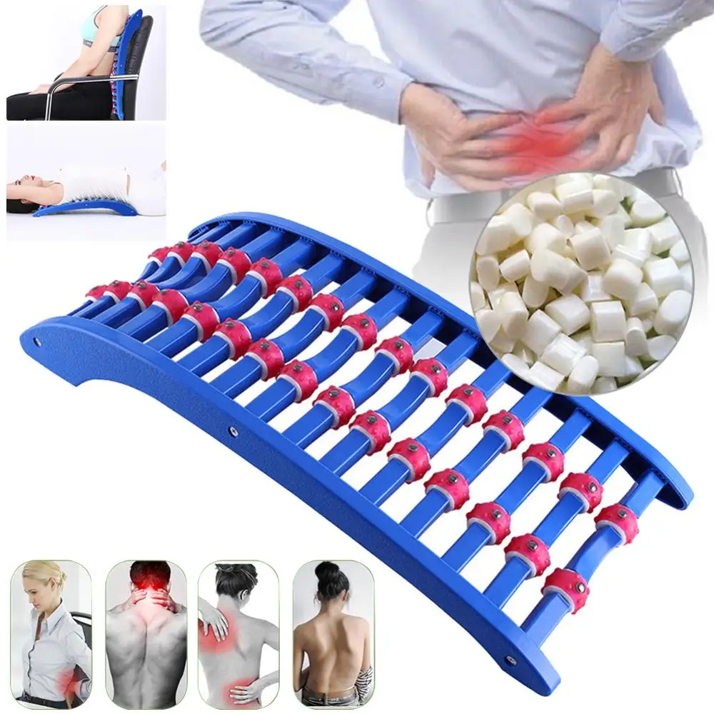 Professional Back Stretcher Lumbar Support Device with Magnetic Rolling Wheels for Upper and Lower Back Massage Hot In Sale
Professional Back Stretcher Lumbar Support Device with Magnetic Rolling Wheels for Upper and Lower Back Massage Hot In Sale