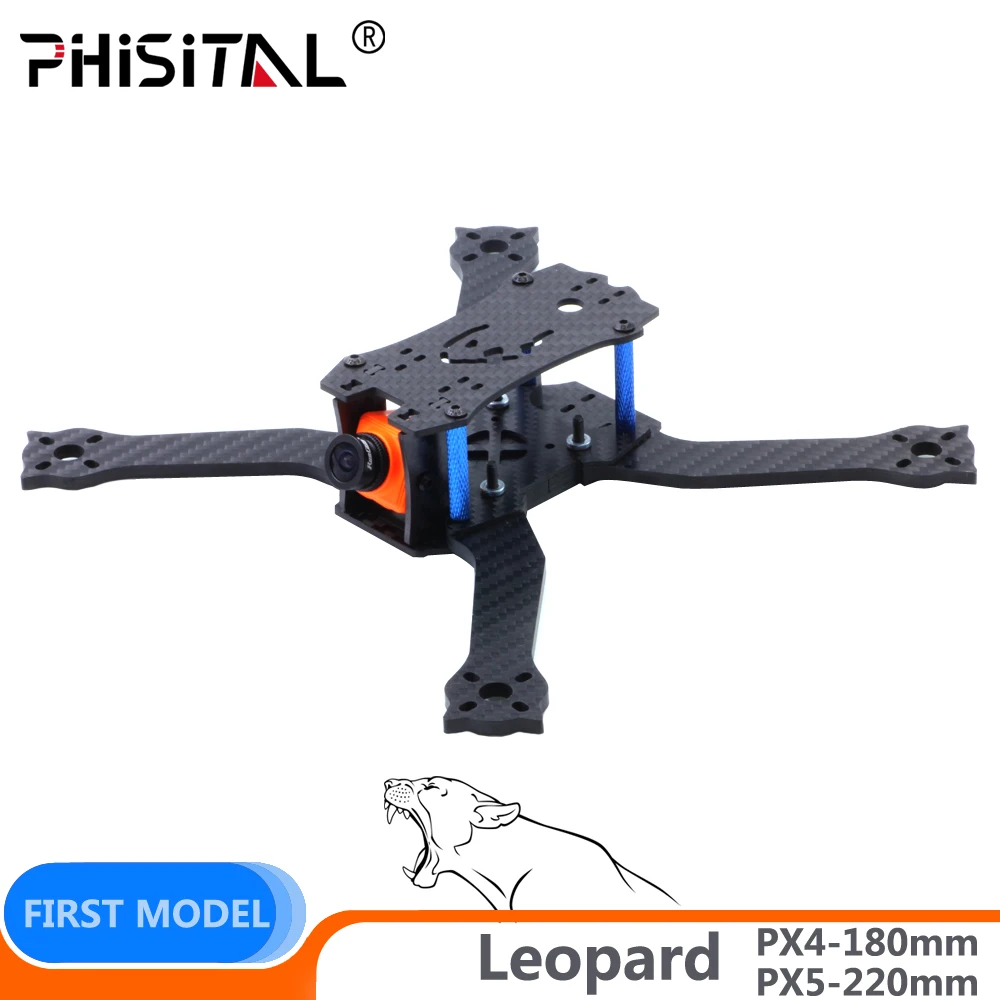 FPV frame drone carbon fiber racer kit for RC drone model racing quadcopter/PHISITAL Leopard PX4 PX5 180/220mm drone frame kit
FPV frame drone carbon fiber racer kit for RC drone model racing quadcopter/PHISITAL Leopard PX4 PX5 180/220mm drone frame kit