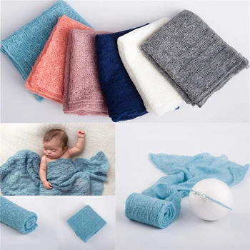 Newborn Baby Photography Props,knit Fabric Hollow Out Lovely Pattern Swaddle Blanket For Baby Photo Props 136x41cm
Newborn Baby Photography Props,knit Fabric Hollow Out Lovely Pattern Swaddle Blanket For Baby Photo Props 136x41cm