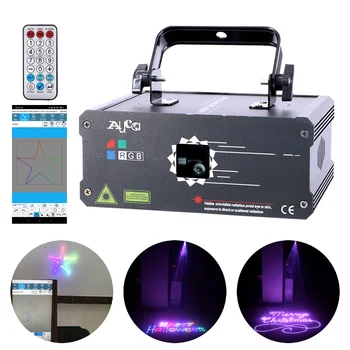 IR Remote & Phone Bluetooth App DIY Edit Pattern RGB Laser Scan Animation Projector Light DMX Disco DJ Party Show Stage Lighting
IR Remote & Phone Bluetooth App DIY Edit Pattern RGB Laser Scan Animation Projector Light DMX Disco DJ Party Show Stage Lighting