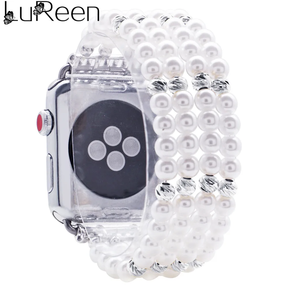 LuReen Natural Handmade beaded strap Watchband iWatch Elastic Watch Bands For Apple Watch Strap Bracelet Replacement Band
LuReen Natural Handmade beaded strap Watchband iWatch Elastic Watch Bands For Apple Watch Strap Bracelet Replacement Band