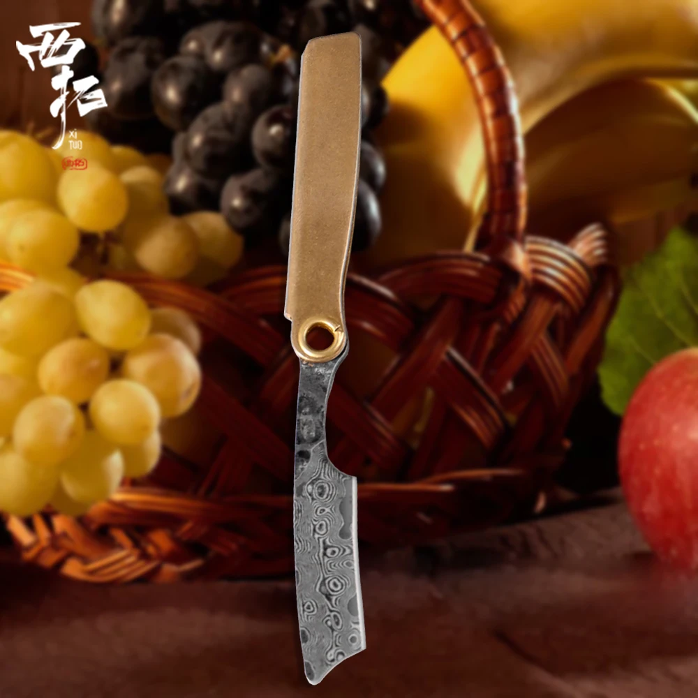 XITUO Damascus Steel Paring Knife Multifunction Mini Slicing Cleaver Peeling Knives Pendant Portable Keychain Folding Knife New
XITUO Damascus Steel Paring Knife Multifunction Mini Slicing Cleaver Peeling Knives Pendant Portable Keychain Folding Knife New