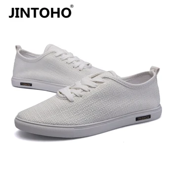 JINTOHO summer men's shoes vulcanized shoes comfortable breathable canvas shoes men's flat shoes soft bottom men's shoes
JINTOHO summer men's shoes vulcanized shoes comfortable breathable canvas shoes men's flat shoes soft bottom men's shoes