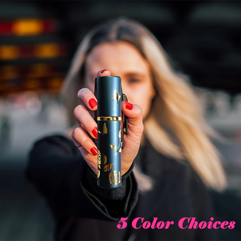 5 Color Lipstick Style Spray Lady EDC Self-Defense Outdoor Security Tools With Flower Pattern For Women Gift
5 Color Lipstick Style Spray Lady EDC Self-Defense Outdoor Security Tools With Flower Pattern For Women Gift