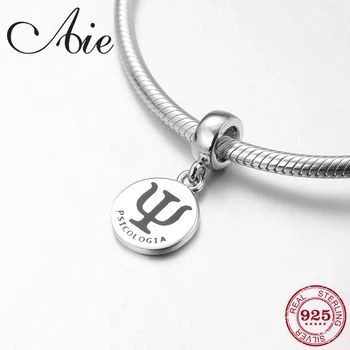 Round shape 925 Sterling Silver Psychology Sign fine Pendants Fit Original European Charms Bracelet Jewelry making 
Round shape 925 Sterling Silver Psychology Sign fine Pendants Fit Original European Charms Bracelet Jewelry making
