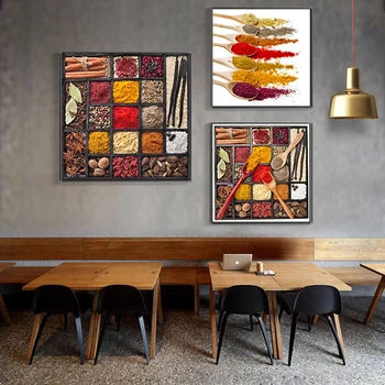 Nordic Grains Spices Spoon Peppers Poster Canvas Modular Picture For Kitchen Restaurant Home Decoration Wall Art Food Picture
Nordic Grains Spices Spoon Peppers Poster Canvas Modular Picture For Kitchen Restaurant Home Decoration Wall Art Food Picture