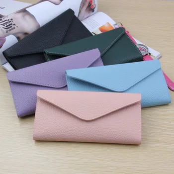 women's wallet version of thin wallet buckle 70% discount simple PU wallet litchi envelope wallet trendy women's wallet
women's wallet version of thin wallet buckle 70% discount simple PU wallet litchi envelope wallet trendy women's wallet