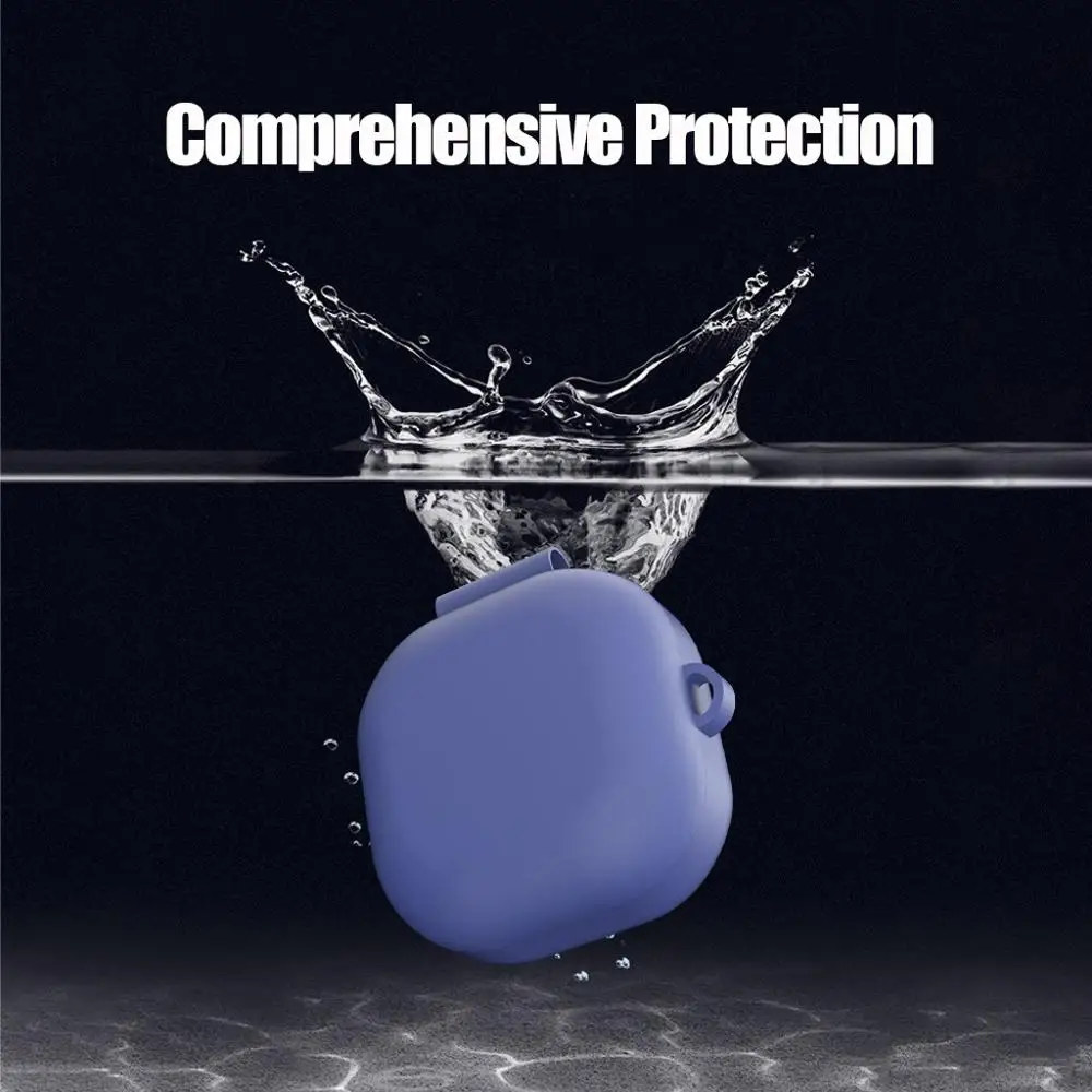 Anti-fingerprint Washable Dust-proof Protective Cover Silicone Case With Carabiner for S-AMSUNG Galaxy-Buds live Wireless Earpho
Anti-fingerprint Washable Dust-proof Protective Cover Silicone Case With Carabiner for S-AMSUNG Galaxy-Buds live Wireless Earpho