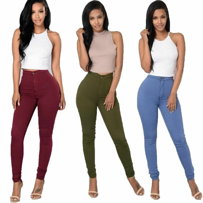 S-3XL Denim Pant Female Trousers 2019 High Waist Stretch Slim Pencil Pants Women Clothing Pants Sexy Lady Plus Size Skinny Pants
S-3XL Denim Pant Female Trousers 2019 High Waist Stretch Slim Pencil Pants Women Clothing Pants Sexy Lady Plus Size Skinny Pants