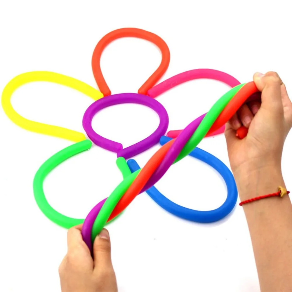 Cute Squishy Toys Colorful Stretchy String Fidget Noodle TPR Squeeze Fun Stress Reliever Toys for Kids Adults Gifts Dropshipping
Cute Squishy Toys Colorful Stretchy String Fidget Noodle TPR Squeeze Fun Stress Reliever Toys for Kids Adults Gifts Dropshipping