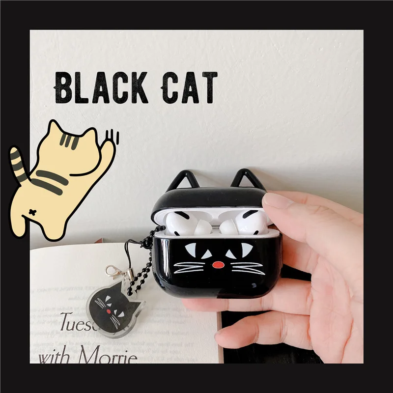 Simple For Airpods pro 3 Case Cat Cute Cartoon Clear Hard Case Protective Cover For Airpod 2 Case Cover with Keychain Fundas
Simple For Airpods pro 3 Case Cat Cute Cartoon Clear Hard Case Protective Cover For Airpod 2 Case Cover with Keychain Fundas