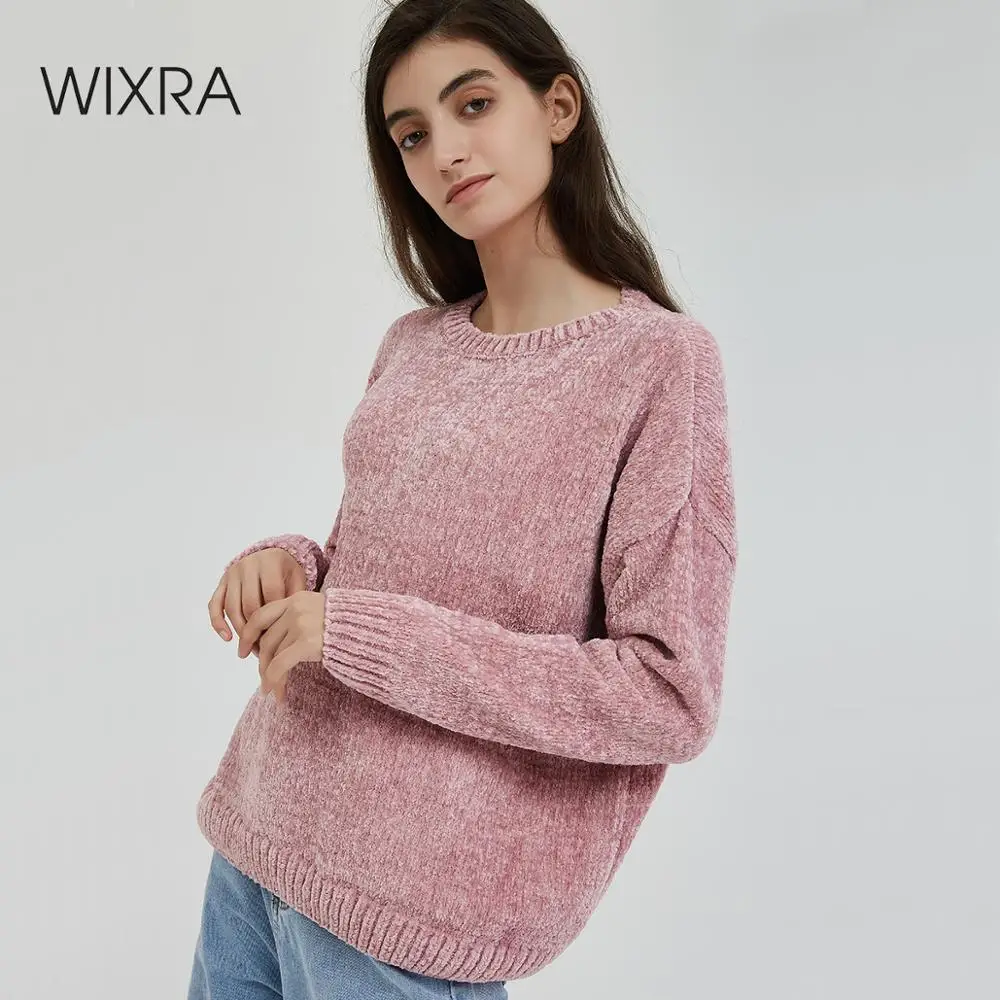 Wixra Women Sweater 2019 Solid Female O Neck Chenille Warm Thick Ladies Knitted Basic For Daily Pull Jumpers Autumn Winter
Wixra Women Sweater 2019 Solid Female O Neck Chenille Warm Thick Ladies Knitted Basic For Daily Pull Jumpers Autumn Winter