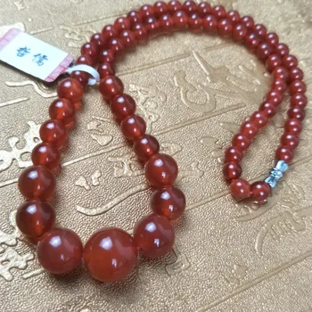 Send A-level national certificate Natural red agate 5-14+mm tower bead bead chain Elegant ladies bead clavicle bead chain
Send A-level national certificate Natural red agate 5-14+mm tower bead bead chain Elegant ladies bead clavicle bead chain