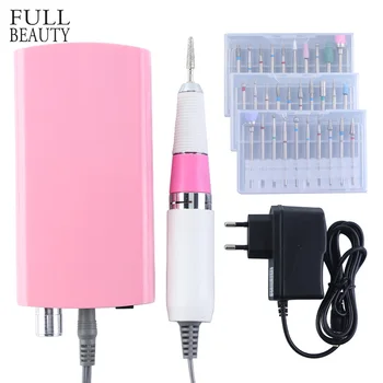 Rechargeable Electric Nail Drill Machine 30000rpm 18W Cordless Milling Cutter Manicure Pedicure Set for Nail Equipment CH796
Rechargeable Electric Nail Drill Machine 30000rpm 18W Cordless Milling Cutter Manicure Pedicure Set for Nail Equipment CH796
