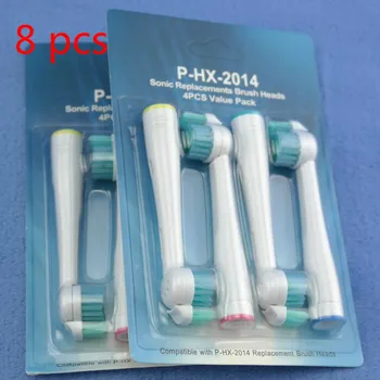 8pcs/2 lots HX2014 Replacement Toothbrush Heads for Philips Sonicare ProResults HX1620/HX1630/HX1610
8pcs/2 lots HX2014 Replacement Toothbrush Heads for Philips Sonicare ProResults HX1620/HX1630/HX1610